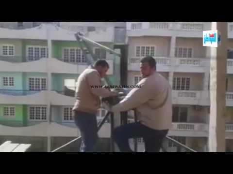 إزالة أعمال البناء المخالفة في أبي قير بالإسكندرية