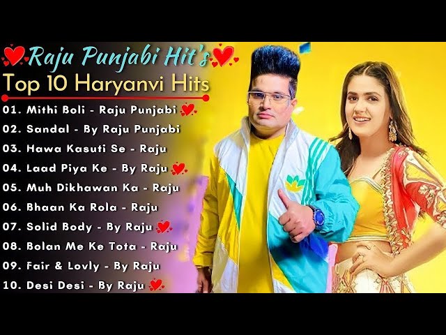 Raju Punjabi New Songs || New Haryanvi Song Jukebox 2023 || Raju Punjabi Best Haryanvi Songs Jukebox class=