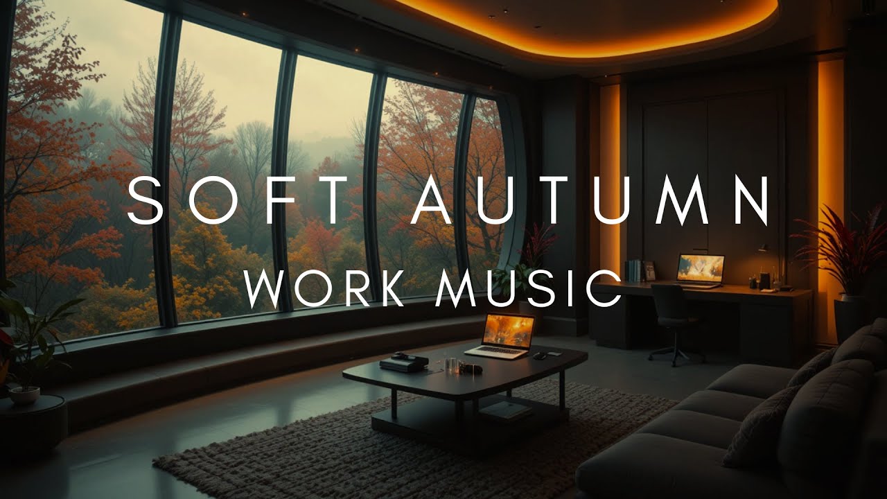 Focus Music for Deep Work | Calm Autumn Coffee Shop Ambience | Soft Work & Study Playlist