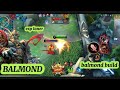 BALMOND EXP LANE FULL DAMAGE BUILD VS SUN/TIGREAL OFFLANE BEST BUILD MLBB