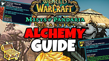 Alchemy is AMAZING For Goldmaking in Mists of Pandaria Classic!
