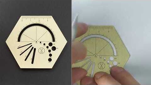 kickstarters project - Hexagonal ruler -