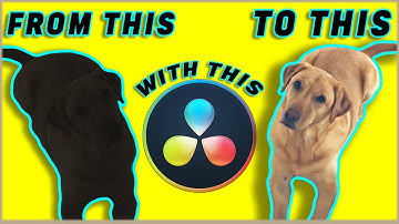 Herstel onderbelichte beelden in Davinci Resolve 17!