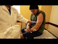 Complete bicep tendon rupture  10 days after surgery