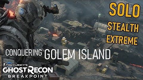 Ghost Recon Breakpoint | Golem Island: Red Phoenix Outpost - Solo Stealth [No commentary]