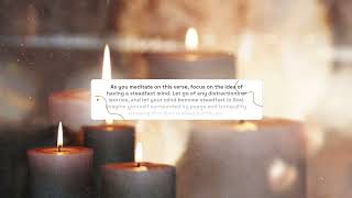 Finding Peace through Biblical Meditation
