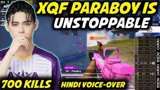 With This Clutch Nv-XQF Paraboy Became #1 Player To Compete 700 Kills In Pel | #Pel S3 XQF'S WWCD