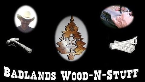 Scroll saw Christmas Ornament, this was a fun and easy project