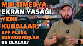 Multi̇medya Ekran Yasaklari İçi̇n Büyük Geli̇şme App Plaka Yasaklari Netleşi̇yor