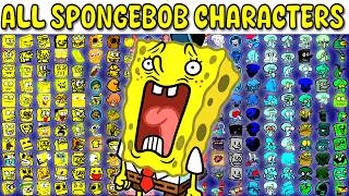 ALL SPONGEBOB CHARACTERS | FNF Character Test | Gameplay VS My Playground