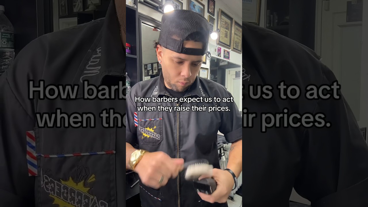 Bro must&rsquo;ve seen a &ldquo;know your worth&rdquo; post on social media. #barber #barbershop