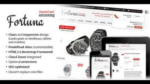 Preview Fortuna - Elegant and responsive OpenCart theme