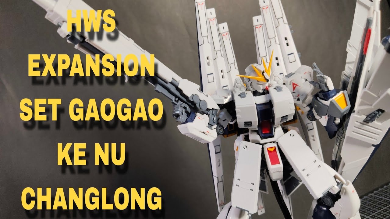 Apakah Cocok & masuk tanpa masalah? Review - HWS EXPANSION SET For RG NU FIGHTER by Gaogao