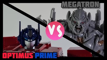 Optimus Prime VS Megatron - Transformers Stop Motion