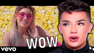 James Charles Reacts to Dixie D'Amelio - One Whole Day ft. Wiz Khalifa