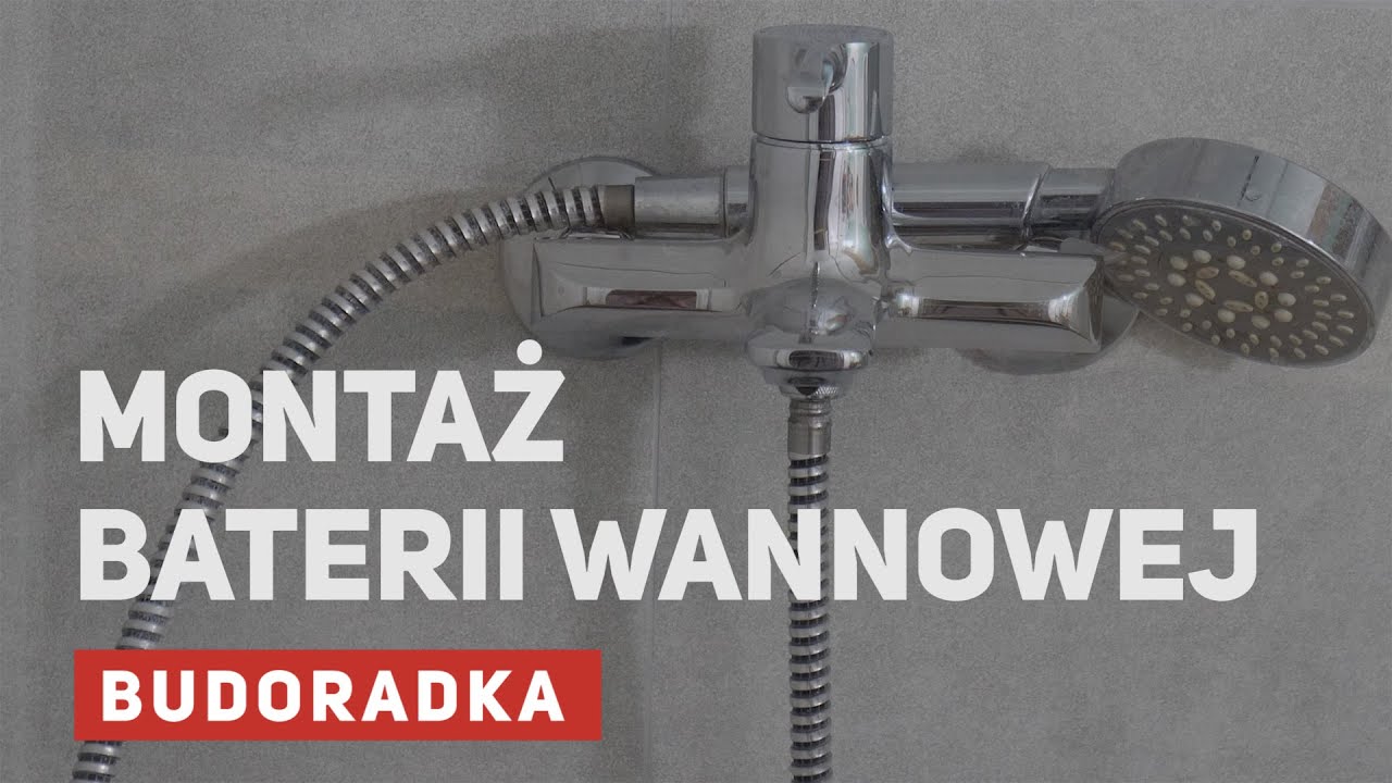 Montaż baterii wannowej, prysznicowej + mimośrody