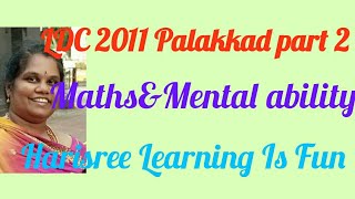 LDC 2011 Palakkad Part2//70/2011