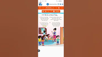 We Are At School Today Burlington English Rhymes 