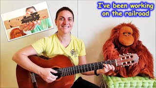 Ive been working on the railroad - with train whistle | Nursery rhymes & kids songs to sing along