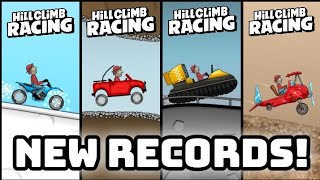 Hill Climb Racing - New Records (April 20-22)