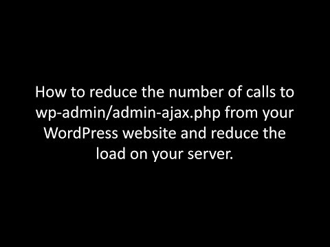 Video: How To Reduce Server Load