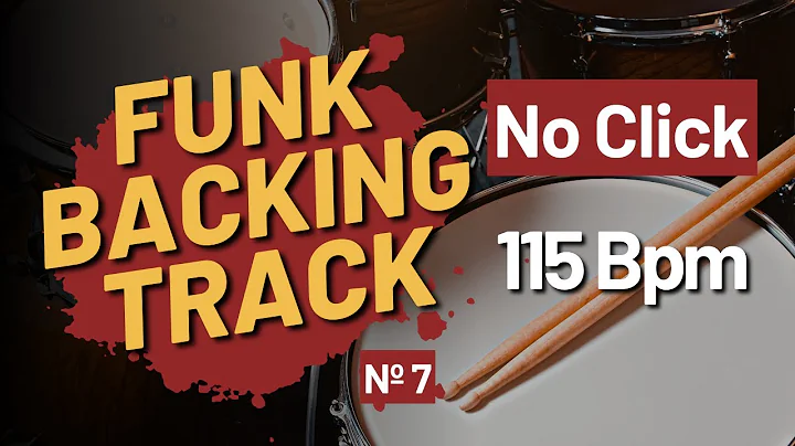 Drumless Funk Fusion Backing Track Nº 7 | 115 BPM No Click Version | No Drums Jam Track