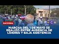 Marcha del 1 de mayo se realizó entre ausencia de líderes y baja asistencia