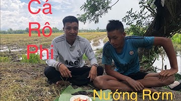 Cá Rô Phi Nướng Rơm Chấm Muối Ớt Quá Ngon