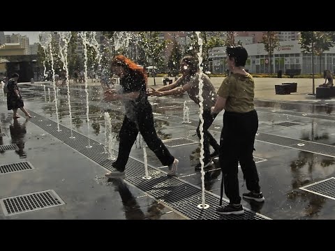 Girls, fountain and wet happiness of Summer-2! / Девушки, фонтан и мокрое счастье Лета-2!
