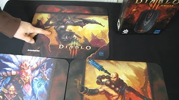 Steelseries Limited Edition Diablo 3 Mouse Pad Unboxing & First Look Linus Tech Tips