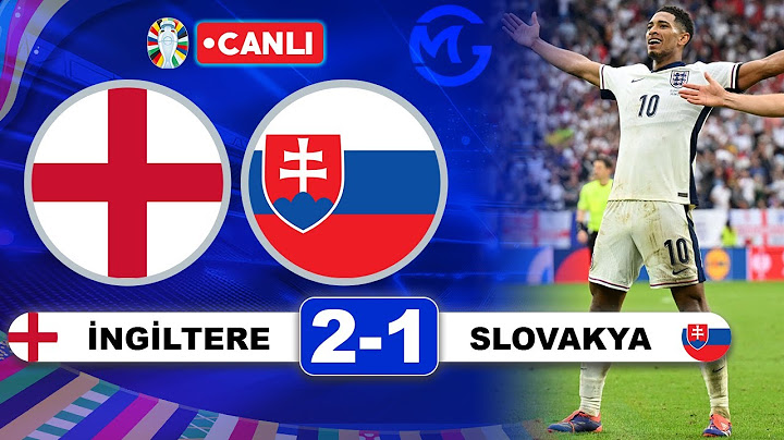 İngiltere 2-1 Slovakya  |  Euro 2024 Son 16 Turu Maçı Canlı yayın