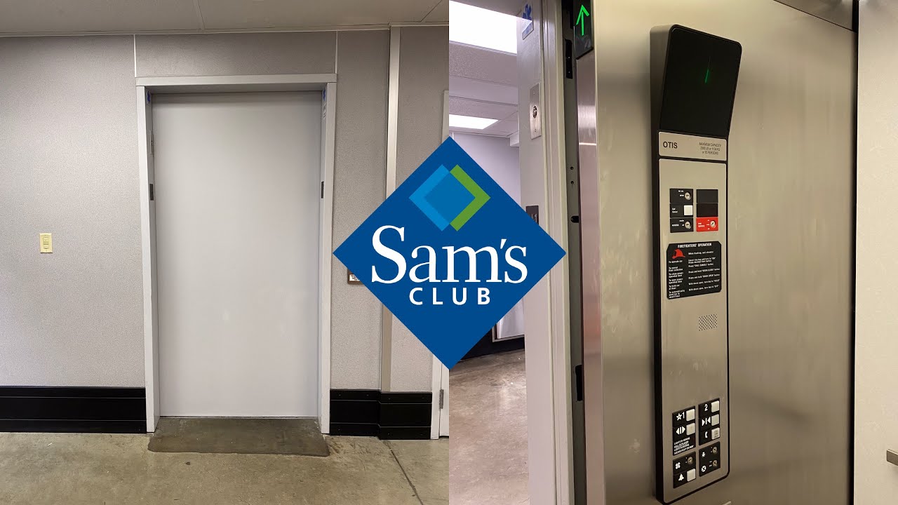 Otis Hydraulic elevator @ Sams Club - Roseville, CA - YouTube