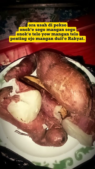 mangan telo #mohbaharuddin