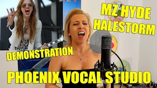 MZ HYDE / FALSE CORD SCREAM / Phoenix Vocal Studio #halestorm #lzzyhale #mzhyde #femalescreamers