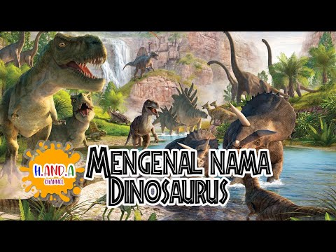 Video: Nama dinosaurus. Foto dengan judul