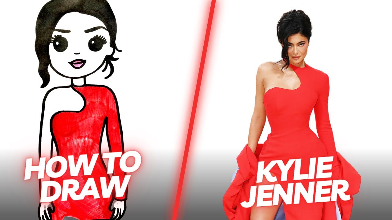 How to Draw Kylie Jenner YouTube