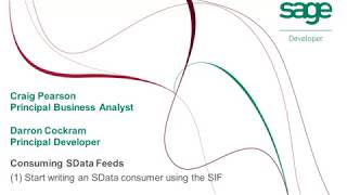 Consuming SData Feeds 1 - Start Writing an SData Consumer Using the SIF