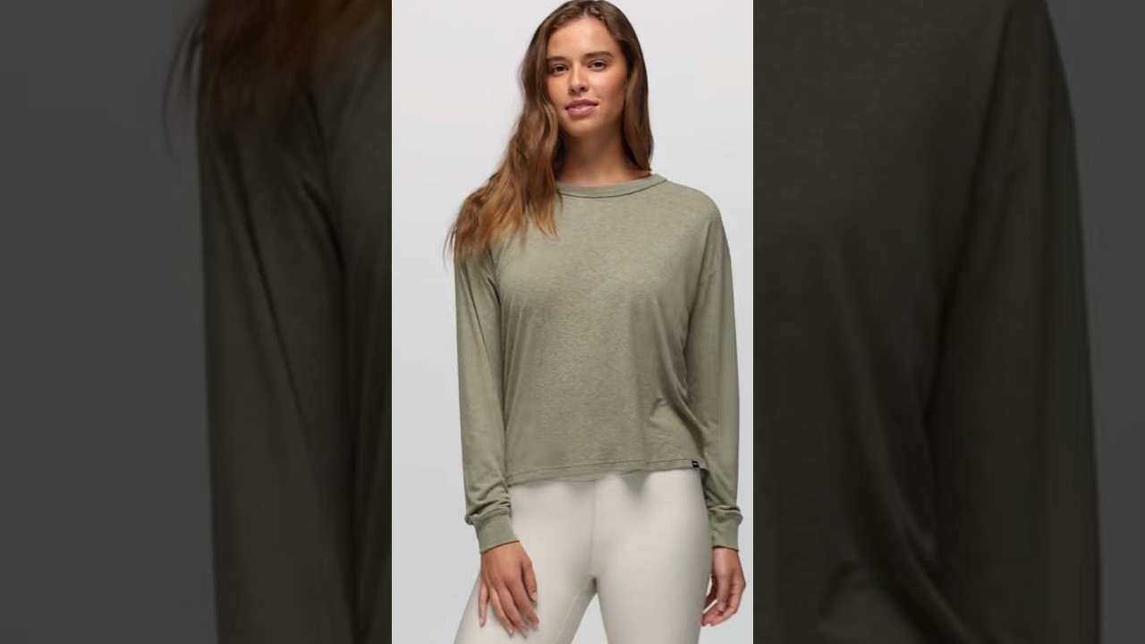 Preview of prAna Cozy Up Long-Sleeve Crew Shirt - Women's Video