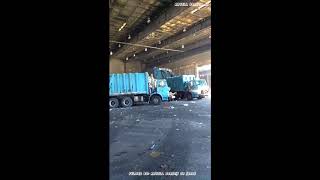 Chicago Waste Transfer Station Action [Filmed by my Dad]