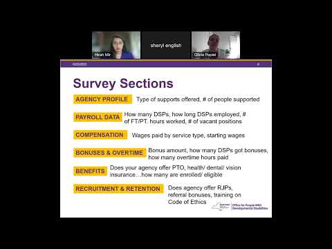 Completing the 2021 NCI IDD Staff Stability Survey and Latest Results