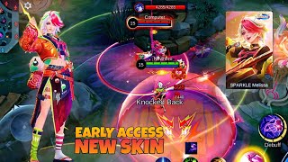 Melissa New Skin Melissa Sparkle Skin 'SPARKLE Melissa' Gameplay Mobile Legends Melissa New Skin