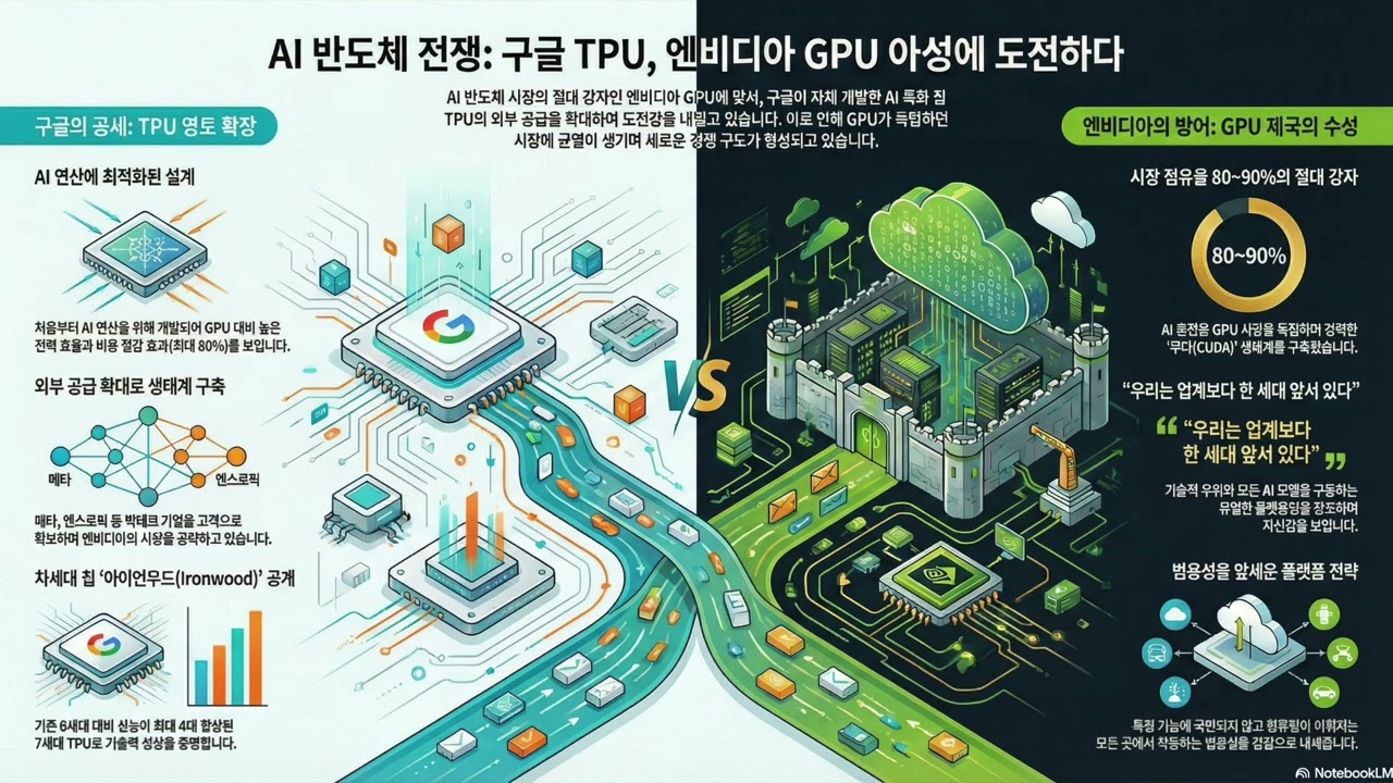 AI 반도체 시장 지각변동: 구글 TPU의 역습과 엔비디아의 견제 | 매일경제 20251127 #ai #반도체 #엔비디아 #gpu