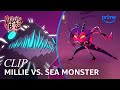 Millie Saves Drunk Moxxie From Sea Monster | Helluva Boss | Clip | Prime Video