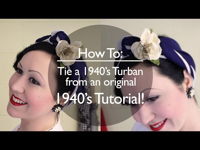 How to Tie a Vintage 1940 display picture 2