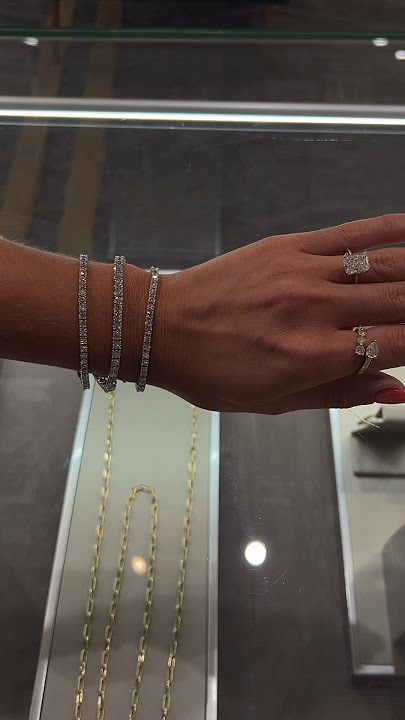When you can have 3 lab grown tennis bracelets for the price of 1 natural tennis bracelet, why not?