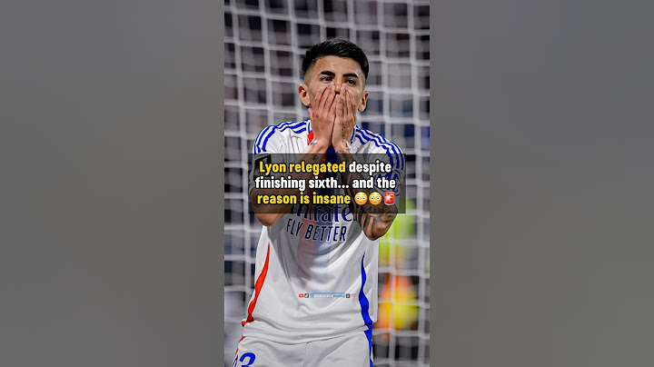 Lyon RELEGATED despite qualifying for Europa League 😳