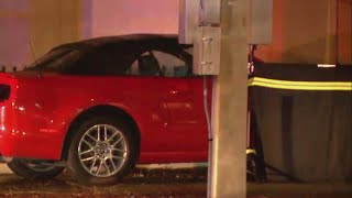 Pedestrian standing on curb killed in 2-car crash in St. Petersburg