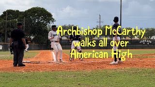 Archbishop McCarthy blanks American in District semifinals