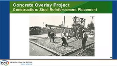 A Look at One of the Earliest Concrete Pavement Overlays