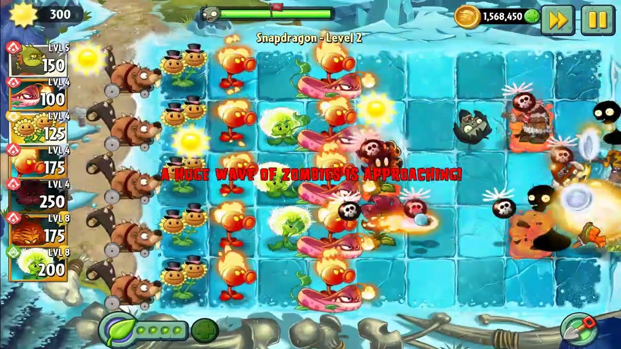 Plants vs. Zombies 2 (Android) | New Plant Nursery | Snapdragon